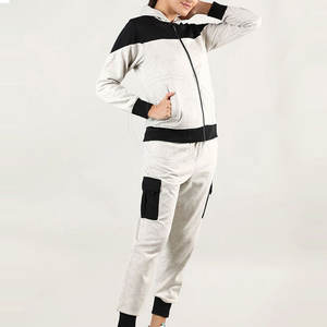 Bajo MOQ Diseño personalizado Mujeres Chándales casuales de invierno con cuello alto 100% Algodón Color personalizado y logotipo - Product Image 2