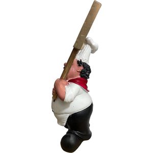 Chef italiano figurina decorazione cucina ristorante statua in resina artigianato sculture per la decorazione della cucina - Product Image 6