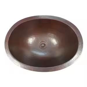 Fregadero de cobre moderno con acabado pulido elegante, duradero, elegante y perfecto para cocinas elegantes, baños de lujo - Product Image 4