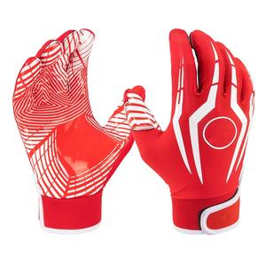 Nouvelle arrivée Gants de football américain sur mesure Gants de football poignée design Gants de football américain pour l'extérieur - Product Image 1