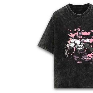 Camisetas personalizadas con lavado ácido a la moda, estilos unisex impresos al por mayor de una fábrica de ropa pakistaní de confianza, Six Season Tee - Product Image 2