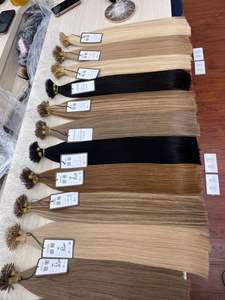 Cabello Remy de calidad de lujo que teje el cabello vietnamita crudo liso queratina de plástico sin desprendimiento sin enredos disponibles varios colores - Product Image 3