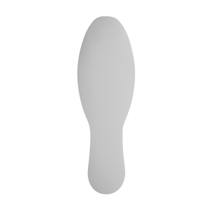 LongLife - Marcatura del pavimento Piede, autoadesivo 280 x 90mm, Grigio chiaro, 50 pz / Confezione.- LGSTP-88 - Product Image 1