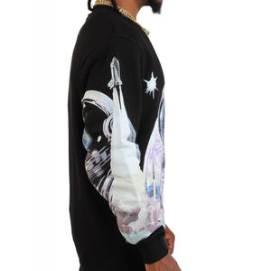 Sweats à la mode imprimés Logo de conception personnalisée en gros pour les sweats à capuche pour hommes Sweats à capuche confortables respirants d'hiver chauds pour hommes - Product Image 3