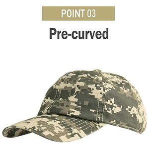 Camo Cotton Baseball Caps with Raised Embroidered Logo Adjustable Fit Stylish Inspired Outdoor Headwear - Product Image 4