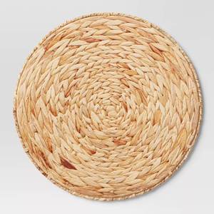Handmade <b>wicker</b> place mat water hyacinth <b>placemat</b> eco-friendly weave plate charger table mats - Product Image 3