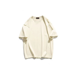 เสื้อยืดดีไซน์หรูหราขนาดใหญ่พิเศษ ปี 2026 ผ้าถักหนา 350GSM ทรงไหล่ตก พิมพ์ลายเต็มตัว สไตล์สตรีทแวร์ - Product Image 1