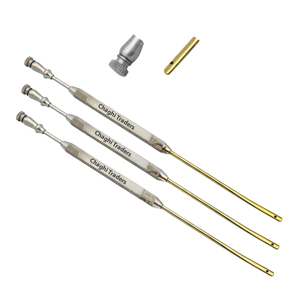 Élévateurs de succion pour septum Gorney Freer, ensemble de 3 pièces, acier inoxydable, chirurgie plastique ORL, élévateurs de succion endoscopiques pour septoplastie - Product Image 1