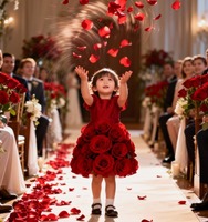 2025 Groothandel Kunststof Grote Ronde Rozenblaadjes Bruiloft Feest Pasen Valentijnsdag Decoratieve Kunstbloemen