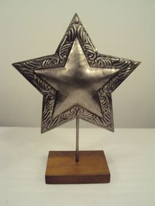 ชุดของตกแต่งภายในโต๊ะทำจากโลหะสีดำจำนวน3ชิ้นสำหรับตกแต่งโต๊ะในบ้าน - Product Image 5