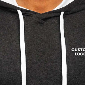 <b>Men</b> Solid Color Hooded <b>Short</b> <b>Sleeve</b> T-Shirt in Different Color Drawstring Custom T Shirt <b>Hoodies</b> Half <b>Sleeve</b> <b>Men</b> - Product Image 4