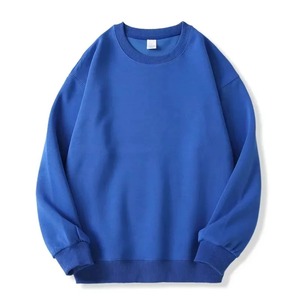 Chemises pour hommes unies de qualité supérieure décontracté col rond vente en gros sweat-shirt pour hommes Design élégant sweats surdimensionnés - Product Image 5