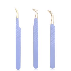 Pinzas de pestañas de etiqueta privada Pinzas de acero inoxidable Herramientas de pestañas - Product Image 1