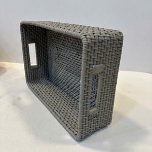 Panier de rangement rectangulaire en rotin naturel Doanket DKT107 3Luxury avec ficelle en PP, écologique et multi-usage - Product Image 2