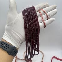 Perles de rubis naturel facettées de haute qualité, 3-5 mm, pierres précieuses rouges, avec plus de 50 ans d'expérience pour la fabrication de bijoux
