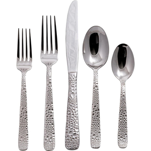 Designer Vente en gros Couverts Réutilisables Argentés Couverts en Acier Inoxydable Ensemble d'Argenterie pour Banquet Événements - Product Image 1