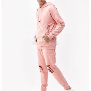 Survêtements d'entraînement sur mesure pour hommes, avec logo personnalisé, pour usage extérieur, vêtements de sport personnalisés, survêtement délavé pour hommes - Product Image 6