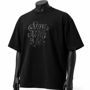 เสื้อยืดโอเวอร์ไซส์ผ้าฝ้ายคุณภาพสูง พิมพ์ลายกราฟิกแบบนูน สไตล์สตรีทแวร์ลำลองสำหรับผู้ชาย ขายส่งแบบ OEM - Product Image 3