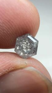 Hexagone Cut Moissanite D Couleur VVS1 Pierre certifiée GRA pour la fabrication de bijoux Tailles disponibles Coupe brillante Moissanite - Product Image 3