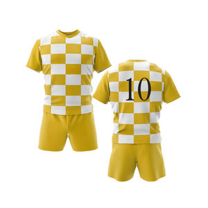 Nueva llegada de alta calidad por encargo transpirable Rugby uniforme conjuntos 100% poliéster sublimación impresa Jersey - Product Image 1