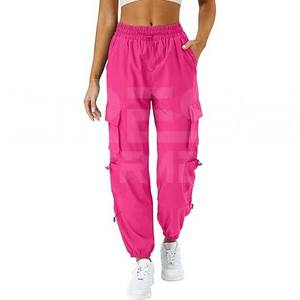 Femmes hiver toile Cargo Joggers haute qualité conception personnalisable élastique extérieur Streetwear pantalons de survêtement - Product Image 2