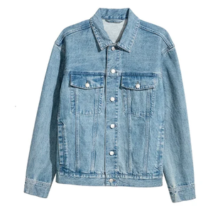 New Arrival <b>Men's</b> Slim Fit <b>Long</b> Sleeve Denim Jacket High Quality Vintage Washed Cotton Single Breasted <b>Black</b> Jeans <b>Coat</b> Winter - Product Image 5