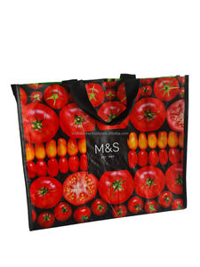 Sac cadeau réutilisable laminé à poignée moyenne, personnalisé, non tissé, pliable, ECOBAG VINA modèle E02, fabriqué au Vietnam - Product Image 2