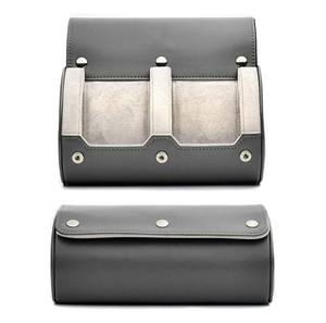 Hot Selling Good Quality Luxury Vegan Leather <b>Watch</b> <b>Travel</b> <b>Case</b> Handmade Portable Organizer with Suede Lining - Product Image 1