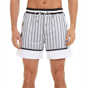 Nuevos pantalones cortos sueltos informales de malla para gimnasio y culturismo para hombre de verano - Product Image 3