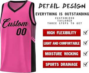 Camiseta de Baloncesto Personalizada, Uniforme Deportivo Personalizado con Nombre y Número Impresos para Hombres, Mujeres y Adultos, Poliéster/Nailon de Secado Rápido - Product Image 2