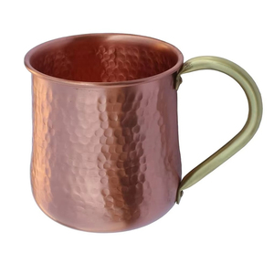 Juego de tazas de mula de cobre puro de alta calidad para regalos de negocios 10pc MOQ Ifkaa Exports PVT. LTD Exportación para café y cerveza - Product Image 1