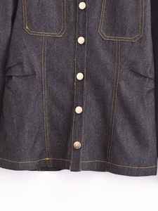 Za Ropa de mujer Bolsillo Slim Button up Denim Camisa de mujer Plus Jeans Suit - Product Image 4