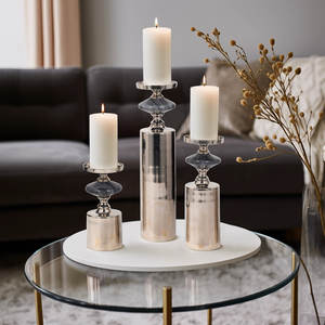 Intricate Design Royal Wedding Luxury <b>Candle</b> Holders Elegant Metal Christmas <b>Candle</b> Holders Available - Product Image 5