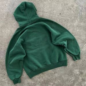 Sudadera con capucha de felpa de algodón 100% de gran tamaño para hombre, jersey de talla grande de peso pesado con logotipo personalizado, Capucha forrada con cordón, tejido - Product Image 5