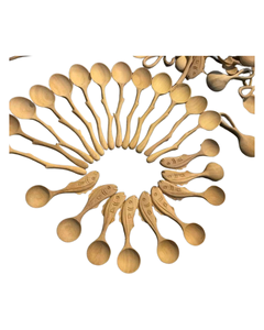 Cuillères en bois pour la cuisson Ensemble d'ustensiles de cuisine en bois naturel Ustensiles en bois pour la cuisson Ustensiles de cuisine en bois - Product Image 1