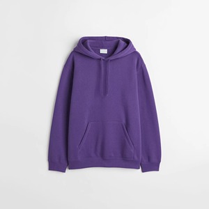 Sweat à capuche pour homme de haute qualité 100% coton, polaire d'hiver, thermique, imprimé personnalisé, broderie, chaud, uni, à capuche - Product Image 4