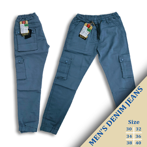 Pantalon cargo en coton lourd pour homme 2025, pantalon de travail tactique multi-poches, marque G GOLD, teint au soufre, pantalon décontracté - Product Image 1