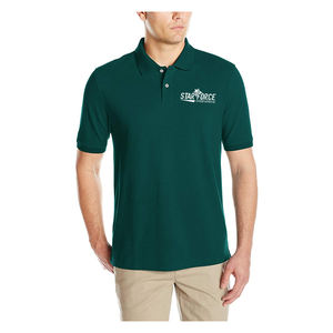 Polo de golf en nylon élasthanne élastique à séchage rapide polo d'été pour hommes vêtements de sport grande taille solide respirant - Product Image 1