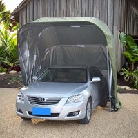 Auvent de garage rétractable électrique en acier inoxydable de 6,4 x 2,7 x 2,6 m, fabriqué en usine, pour le stationnement des véhicules