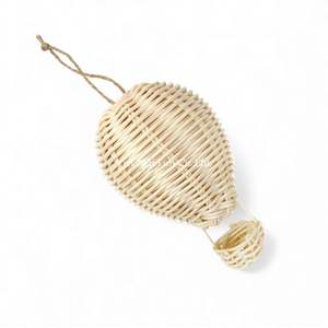 Décoration murale tissée bohème faite à la main, décoration naturelle pour la chambre de bébé, la crèche, l'espace intérieur des enfants, en provenance du Vietnam - Product Image 1