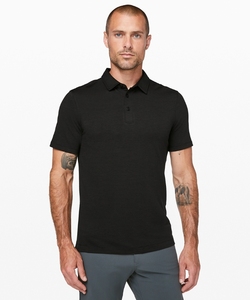 Polos de golf tácticos 3D de rendimiento para hombre, camiseta de manga corta de secado rápido, 100% poliéster, diseño sólido, bordado de alta XL - Product Image 1