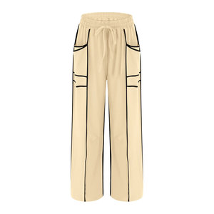 Nouveauté Pantalon de survêtement ample pour femme en pur coton épais de haute qualité coupe-vent 2026 - Product Image 3