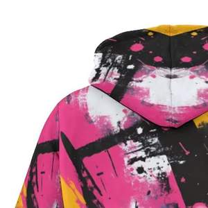 Sweats à capuche en sublimation 100% coton, à capuche, en tissu éponge, pour l'hiver, pull-over, écologique, respirant, séchage rapide, léger, avec poche, personnalisable - Product Image 5