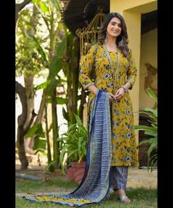 Venta al por Mayor de Ropa de Moda para Mujer, Compra al por Mayor en Línea, Conjunto Casual, Elegante y Sexy de Verano con Top, Pantalón y Dupatta - Product Image 6