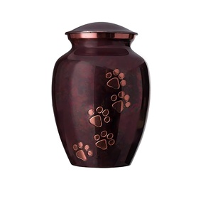 Hot Selling American Pride Brass Cremation <b>Urn</b> Set New Design <b>Large</b> and Mini Heart Keepsake in Wholesale - Product Image 1