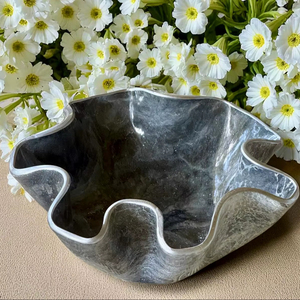 Bol de service en pierre de forme antique, finition pierre, parfait pour la salle à manger à domicile, les repas quotidiens et les collations, vente en gros en provenance d'Inde - Product Image 1