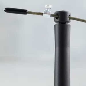 Chất Lượng Cao Kim Loại Chéo Đào Tạo Tốc Độ Nhảy Dây Đen Có Thể Điều Chỉnh Chiều Dài Nhảy Dây Tùy Chỉnh Màu Sắc Và Logo - Product Image 3