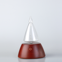 Diffuseur automatique de parfum d'aromathérapie en bois de verre, brume d'huile essentielle de Spa, nébuliseur, diffuseur à vendre