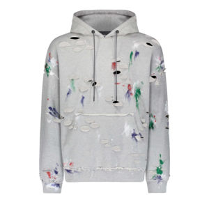 Sweat-shirts à capuche surdimensionnés pour hommes 2025, thermiques, en molleton français délavé, 100% coton mélangé, design vintage, automne, brodés - Product Image 5