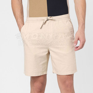 Gran oferta de pantalones cortos de algodón hechos de peso ligero para hombre, pantalones cortos transpirables holgados, pantalones cortos superventas para hombre - Product Image 1